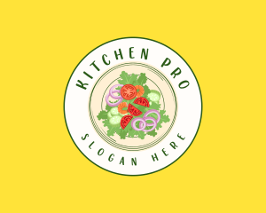 Healthy Salad Kitchen logo design