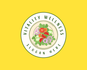 Healthy Salad Kitchen logo design