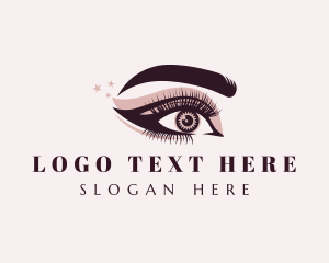 Beauty Blogger - Beauty Eyelashes Salon logo design