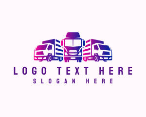 Freight - Logistics Delivery Truck logo design