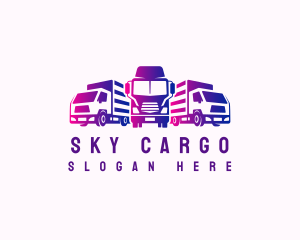 Logistics Delivery Truck  logo design