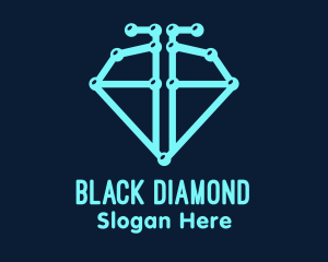 Blue Diamond Pipeline logo design