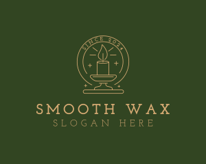 Wax Candle Decoration logo design