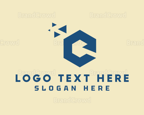 Professional Hexagon Letter C Logo