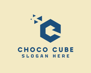 Professional Hexagon Letter C logo design