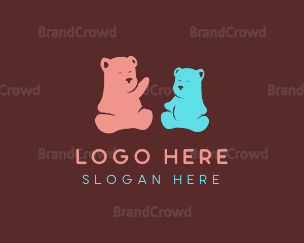 Cuddly Bear Toy Logo