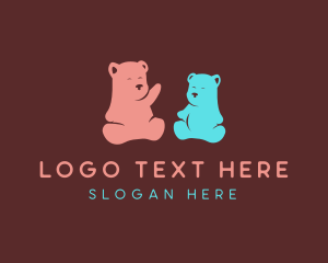 Character - Cuddly Bear Toy logo design
