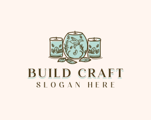 Handmade Candle Design Craft logo design