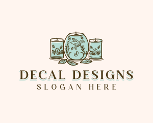 Handmade Candle Design Craft logo design