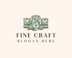 Handmade Candle Design Craft logo design