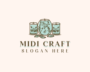 Handmade Candle Design Craft logo design