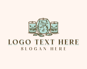 Home Decor - Craft Candle Decor logo design