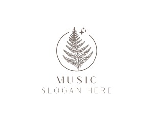 Fern - Rustic Fern Leaf logo design