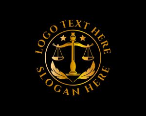 Attorney - Justice Legal Firm logo design