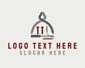 Tools - House Pliers Tools logo design