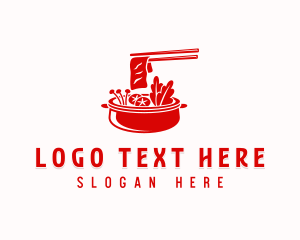 Seaweed - Hot Pot Dining Cuisine logo design