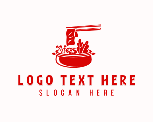 Hot Pot Dining Cuisine Logo