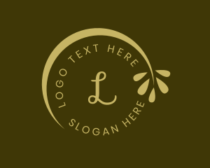 Letter - Organic Makeup  Cosmetics Boutique logo design