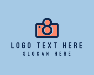 Youtube - Pastel Photography Camera logo design