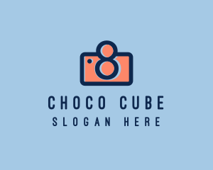 Vlog - Pastel Photography Camera logo design