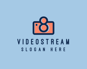 Youtube - Pastel Photography Camera logo design
