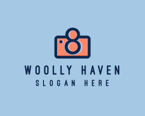 Sheep - Pastel Photography Camera logo design