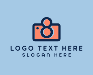 Instagram - Pastel Photography Camera logo design