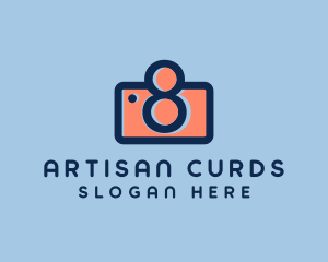 Pastel Photography Camera logo design