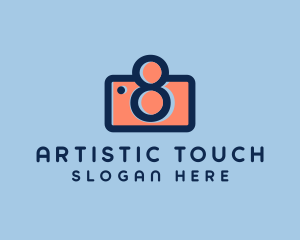 Pastel Photography Camera logo design