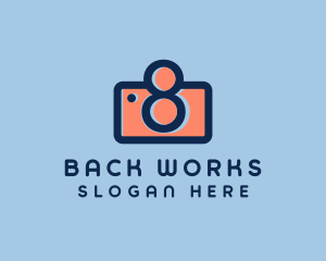 Pastel Photography Camera logo design