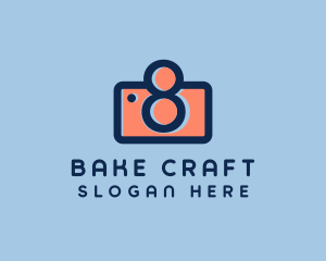 Pastel Photography Camera logo design