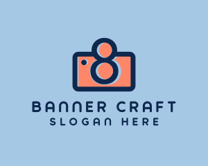 Pastel Photography Camera logo design