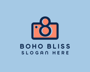 Pastel Photography Camera logo design