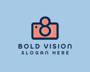 Pastel Photography Camera logo design