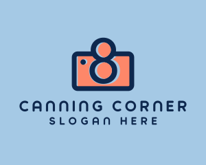 Pastel Photography Camera logo design