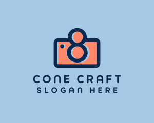 Pastel Photography Camera logo design