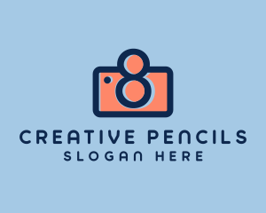 Pastel Photography Camera logo design