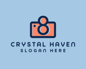 Pastel Photography Camera logo design