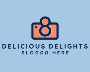 Pastel Photography Camera logo design