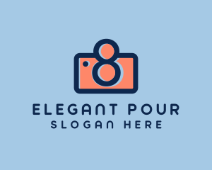 Pastel Photography Camera logo design