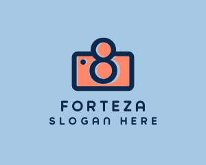 Pastel Photography Camera logo design