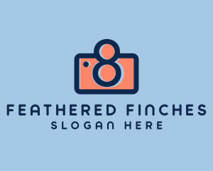 Pastel Photography Camera logo design