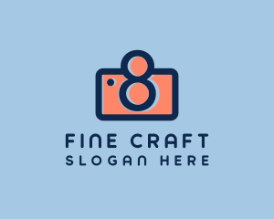 Pastel Photography Camera logo design