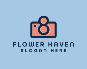 Pastel Photography Camera logo design