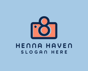 Pastel Photography Camera logo design