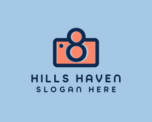 Pastel Photography Camera logo design