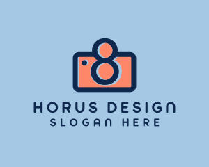 Pastel Photography Camera logo design