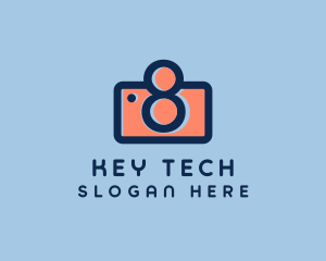 Pastel Photography Camera logo design