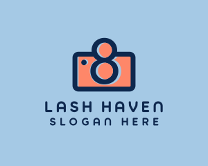 Pastel Photography Camera logo design