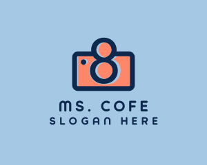 Pastel Photography Camera logo design